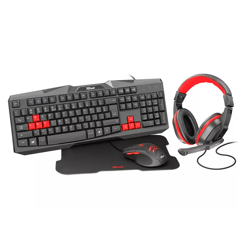 Teclado Gaming Ziva 4en1 Trust Es 22312