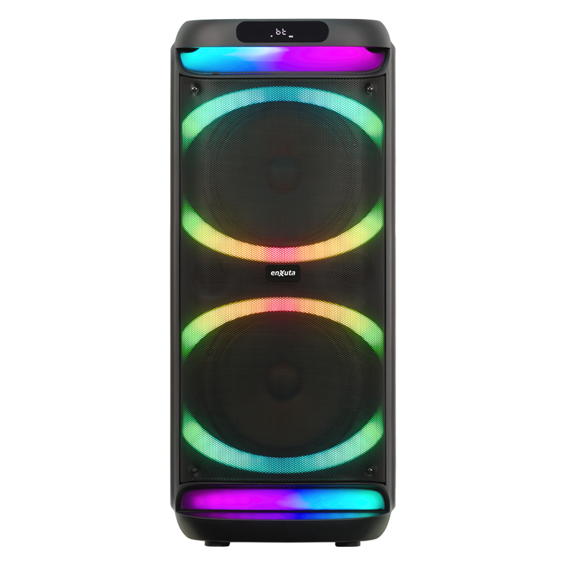 Torre de sonido portátil 10” x2 Bluetooth, 1000 Watts – TSENX2910D100 – Enxuta