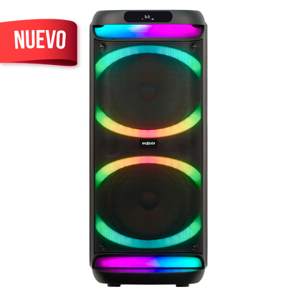 Torre de sonido portátil 10” x2 Bluetooth, 1000 Watts – TSENX2910D100 – Enxuta