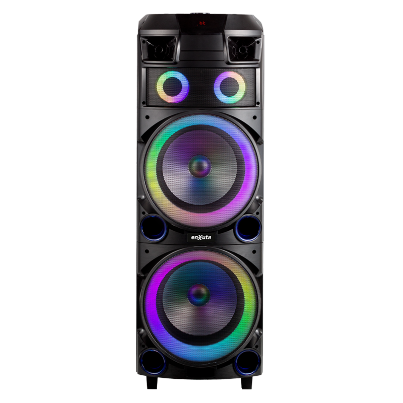 Torre de sonido 12” x2 Bluetooth, 800 Watts – TSENX2912D100 – ENXUTA