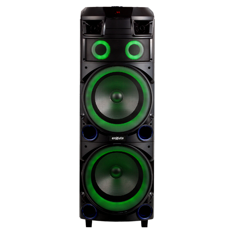 Torre de sonido 12” x2 Bluetooth, 800 Watts – TSENX2912D100 – ENXUTA