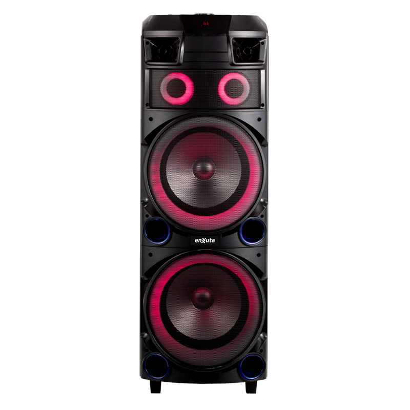 Torre de sonido 12” x2 Bluetooth, 800 Watts – TSENX2912D100 – ENXUTA