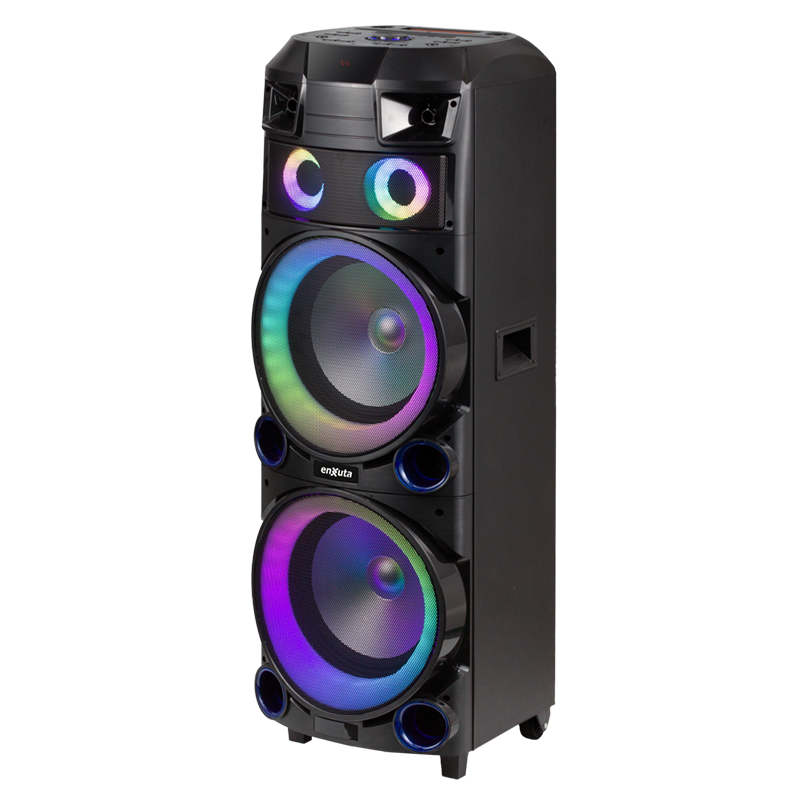 Torre de sonido 12” x2 Bluetooth, 800 Watts – TSENX2912D100 – ENXUTA