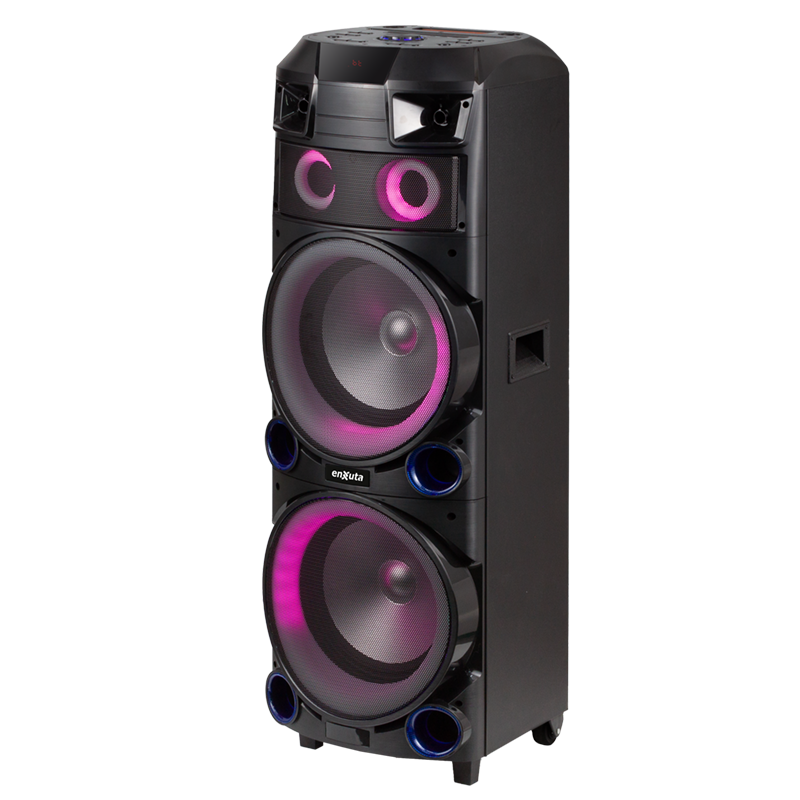 Torre de sonido 12” x2 Bluetooth, 800 Watts – TSENX2912D100 – ENXUTA