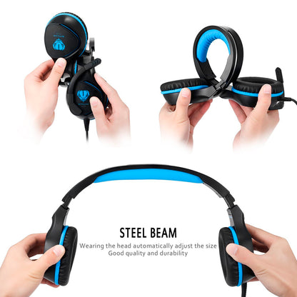 AURICULARES GAMING ZENOPLIGE con Luz LED